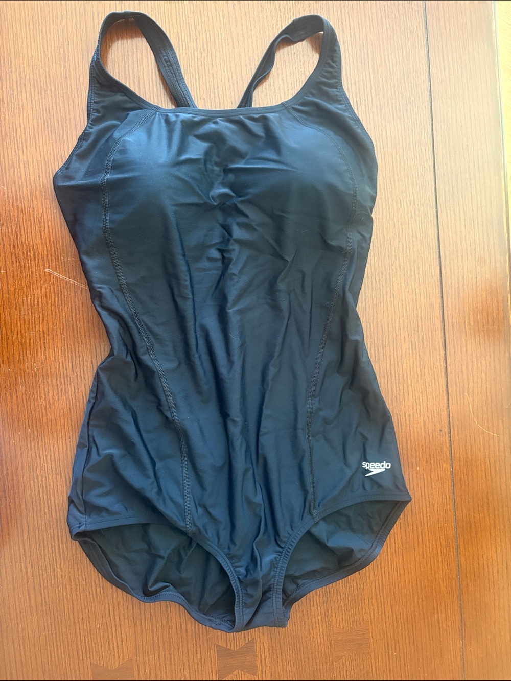 Speedo Black Classic Fit One-Piece Swimsuit